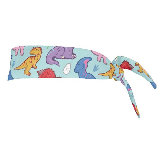 Cute Dinosaur Pattern Tie Headband (Rotate 90)