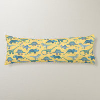 Cute Dinosaur Pattern Yellow