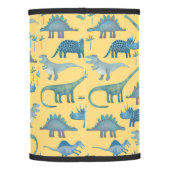 Cute Dinosaur Pattern Yellow Lamp Shade (Back)