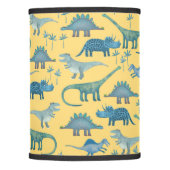Cute Dinosaur Pattern Yellow Lamp Shade (Front)