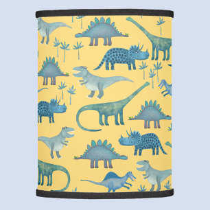 Cute Dinosaur Pattern Yellow Lamp Shade