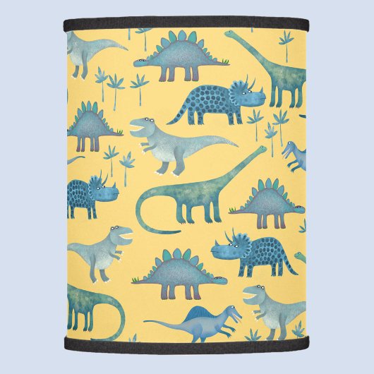 Cute Dinosaur Pattern Yellow Lamp Shade