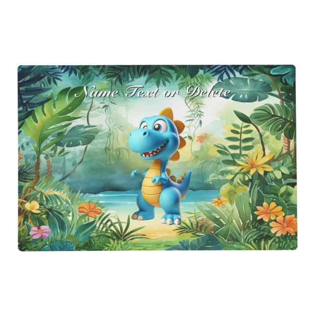 Cute Dinosaur Placemat (Front)