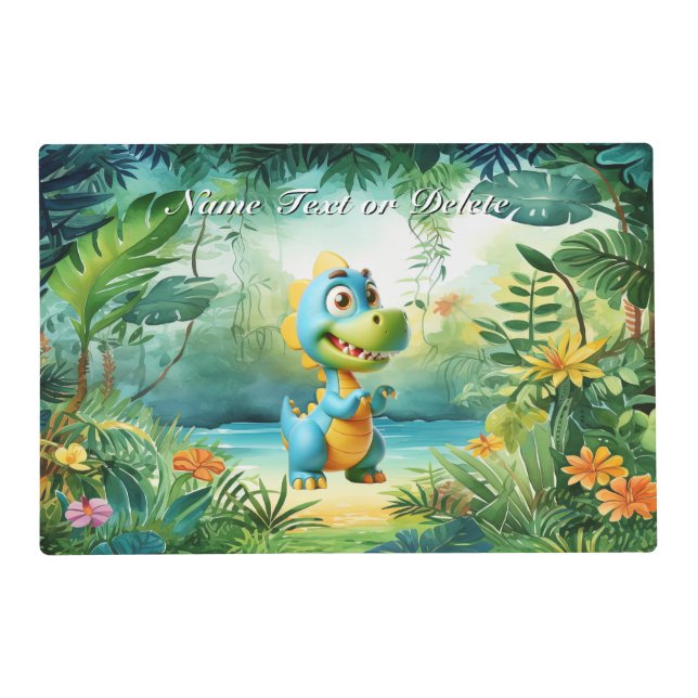 Cute Dinosaur Placemat (Front)