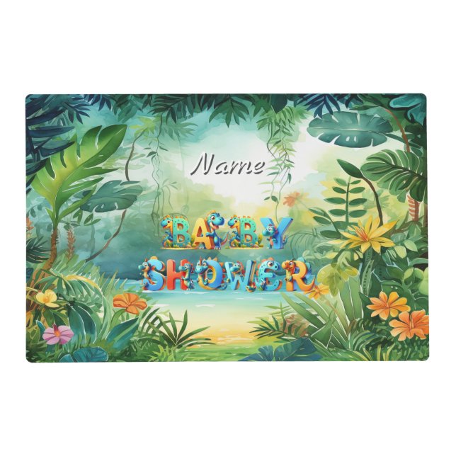 Cute Dinosaur Placemat (Front)