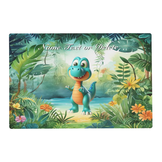 Cute Dinosaur Placemat (Front)