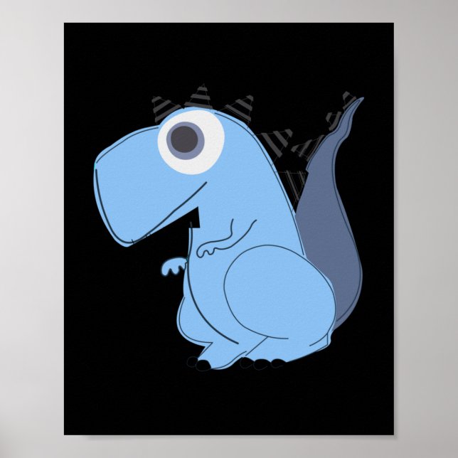 Cute Dinosaur  Poster (Front)