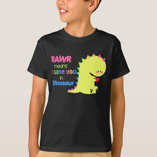 I Love Dinosaurs T-Shirts - I Love Dinosaurs T-Shirt Designs | Zazzle