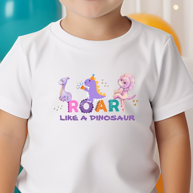 Cute Dinosaur Roar Toddler T-Shirt (Creator Uploaded)