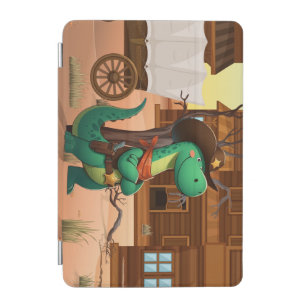 Cute dinosaur sheriff/cowboy iPad mini cover