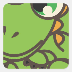 dinosaur with square head