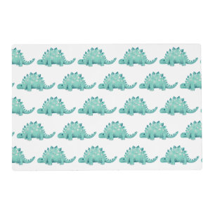 Cute Dinosaur Stegosaurus pattern Placemat