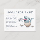 Cute Dinosaur Theme Baby Shower Book Request