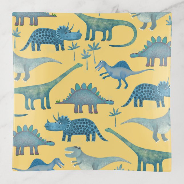 Cute Dinosaur Trinket Tray (Front)