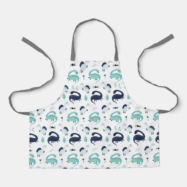 Cute Dinosaurs Apron (Front)