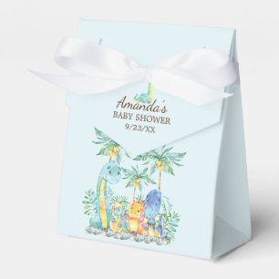 Cute Dinosaurs Baby Shower Favor Box