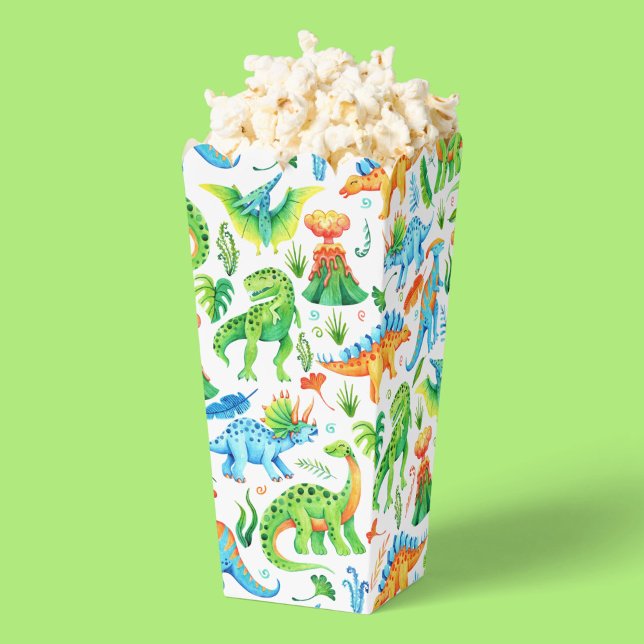 Cute Dinosaurs Boy's Birthday Dino Party Favor Boxes (Cute Dinosaurs Boy's Birthday Favor Boxes)