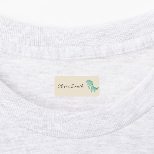 Cute Dinosaurs Day Care Pre_School School Clothing Labels