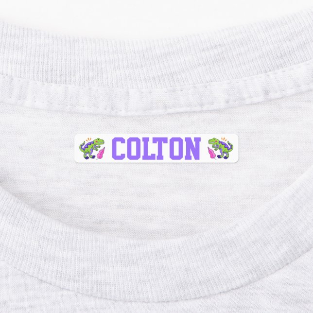 Cute Dinosaurs  Labels (Affixed)