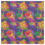 Cute Dinosaurs Pattern Colorful Dinosaur Fabric