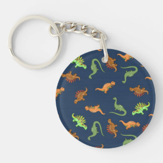 Cute Dinosaurs Pattern Keychain