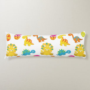 Cute Dinosaurs, Pattern Of Dinosaurs, Baby Dino Body Pillow