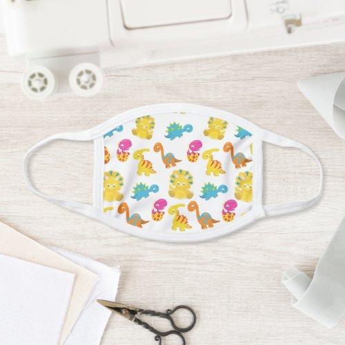 Cute Dinosaurs Pattern Of Dinosaurs Baby Dino Face Mask
