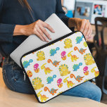 Cute Dinosaurs, Pattern Of Dinosaurs, Baby Dino Laptop Sleeve<br><div class="desc">Cute,  fun and adorable pattern with baby dinosaurs and eggs. Modern and trendy gift,  perfect for the dinosaur lover in your life.</div>