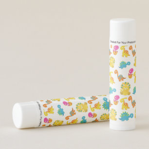 Cute Dinosaurs, Pattern Of Dinosaurs, Baby Dino Lip Balm