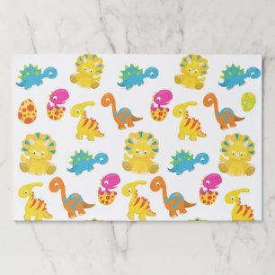 Cute Dinosaurs, Pattern Of Dinosaurs, Baby Dino Paper Pad