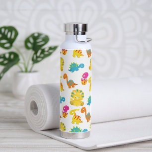 Cute Dinosaurs, Pattern Of Dinosaurs, Baby Dino Water Bottle