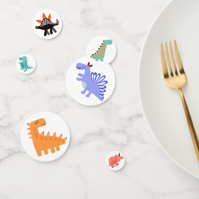 Cute Dinosaurs themed birthday party  Confetti (Group)