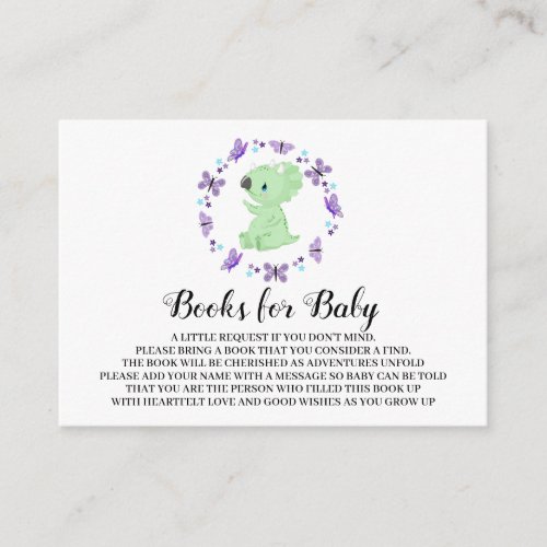 *~* Cute Dinosuar Butterfly Star Books For Baby Enclosure Card