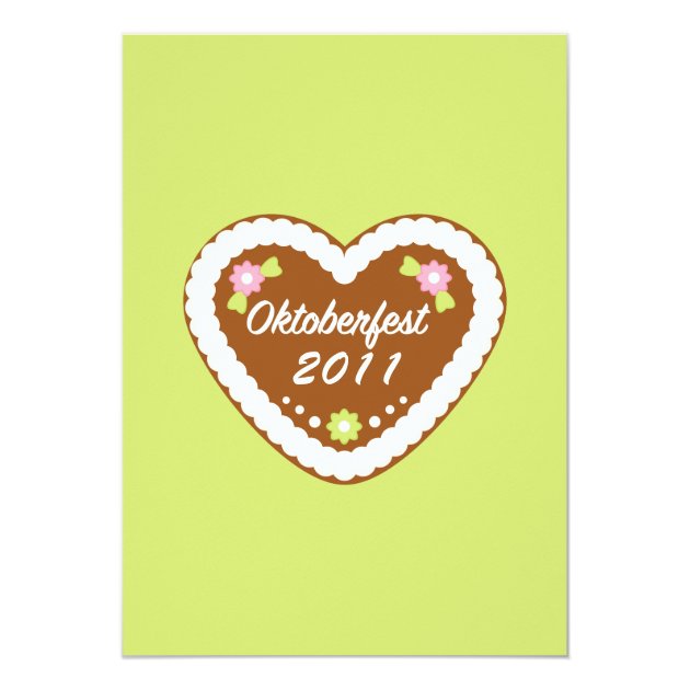 Cute Dirndl Oktoberfest Invitation