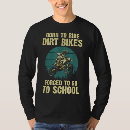 Cute Dirt Bike Art For Men Women Motorcycle Dirtbi T_Shirt