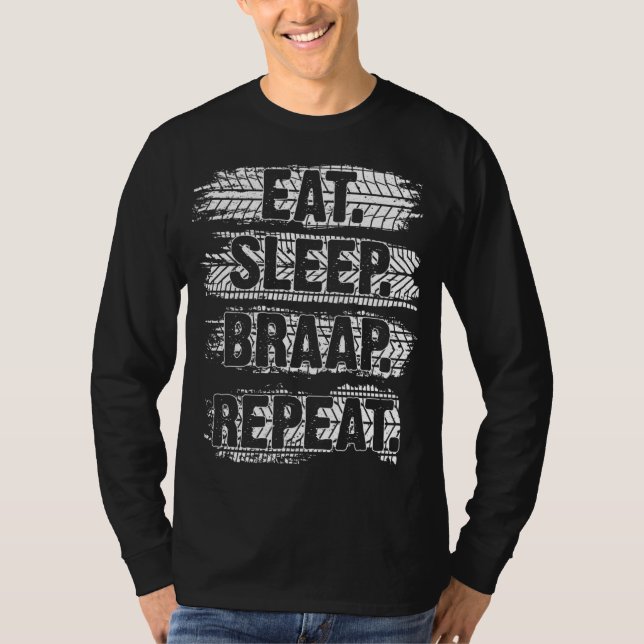 Cute Dirt Bike Art Men Women Dirtbike Motorbike En T-Shirt (Front)