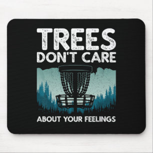 Cute Disc Golf Design For Men Women Disc Golf Play Mouse Pad