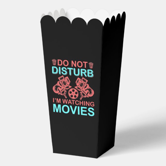 Cute disturb movie word art favor boxes (Front)