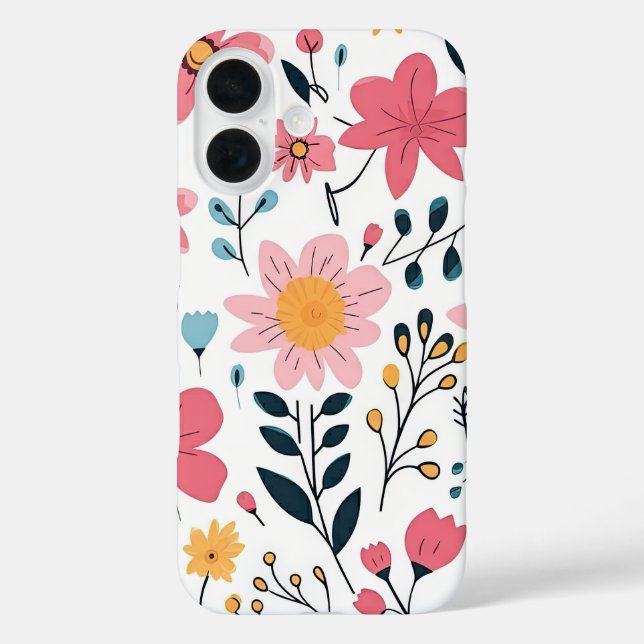 Cute Ditsy Spring Flower Case-Mate iPhone Case (Back)