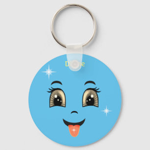 Cute Divine Happy face Keychain