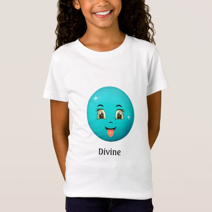 Cute Divine Happy Face T Shirt 5092