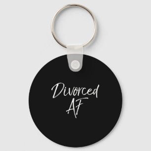 Cute Divorce Gift For Women Funny Divorcee Idea Di Keychain