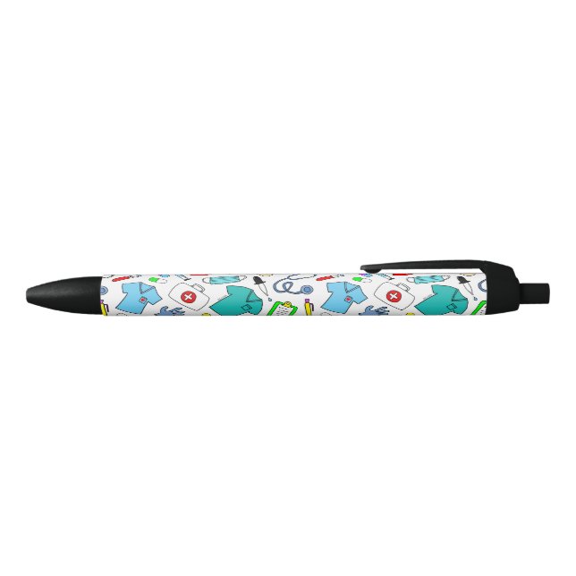 Cute Doctor Nurse Medical Supplies Pattern Pen (Top)