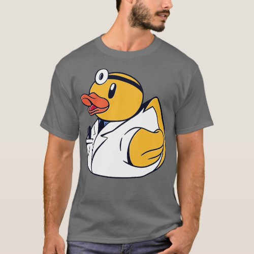 Cute Doctor Rubber Duckie Medical Doctor Rubber Du T_Shirt