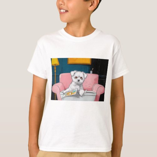 Cute dog 03 T_Shirt