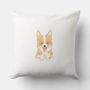 cute dog 1123 throw pillow