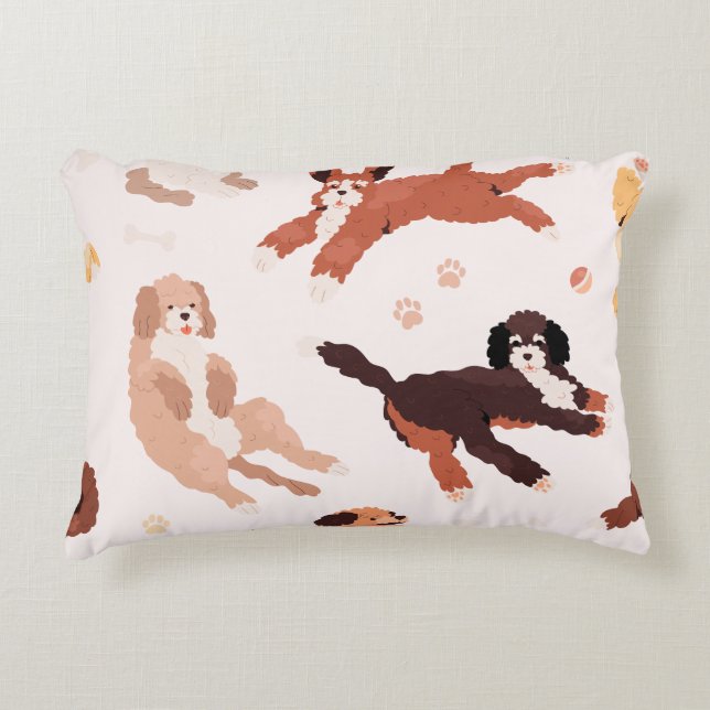 Cute dog Accent Pillow (Front)