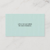 Cute Dog and Cat Pet Sitting - Animal Services Business Card (Back)