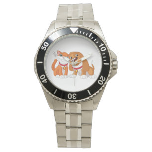 Cute Dog And Cat Watch