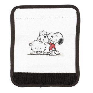 cute dog and cute sheep luggage handle wrap